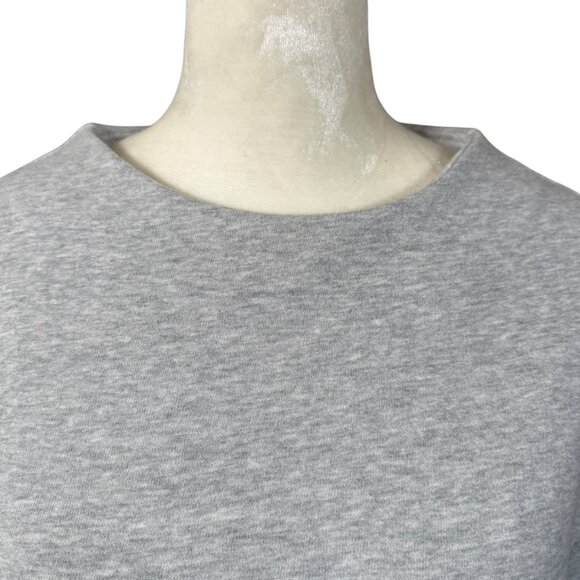 Vintage Lands' End Serious Sweats gray 3/4 sleeve sweatshirt women's XS 2-4 - Picture 5 of 8